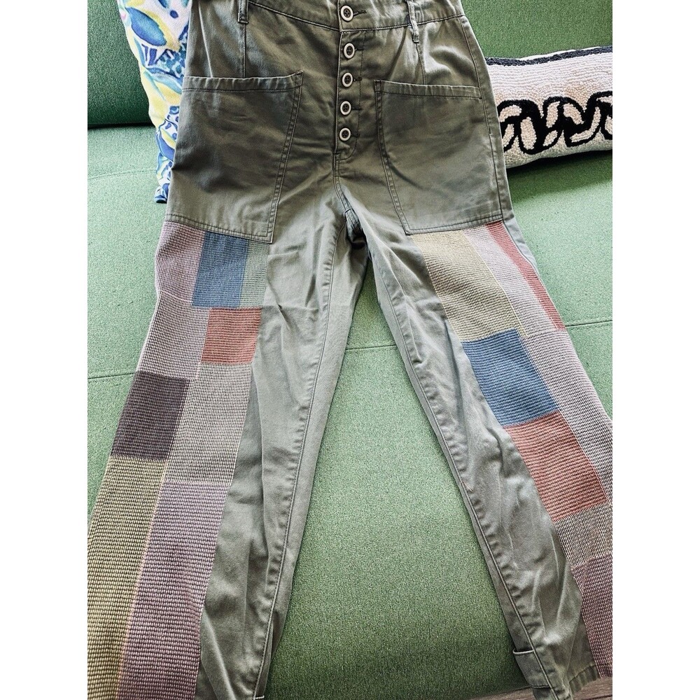 Pistola Utility High Rise Color Patch sz 28, 6/8, hip military festival pant - Picture 2 of 10